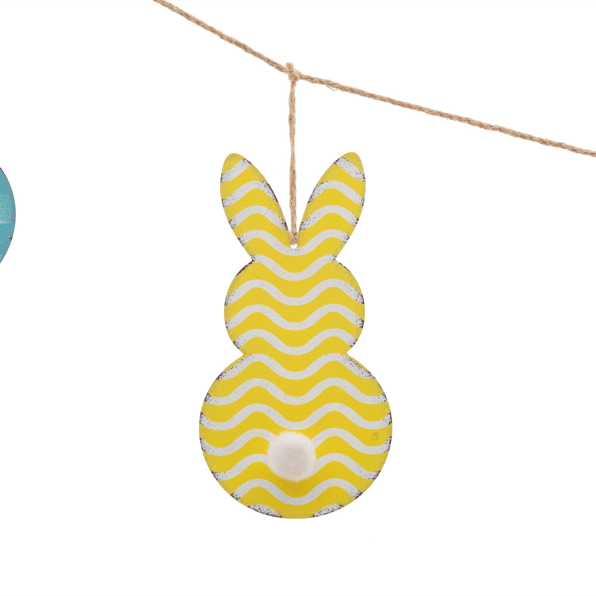 Glitzhome® 6ft. Easter Metal Bunny Garland